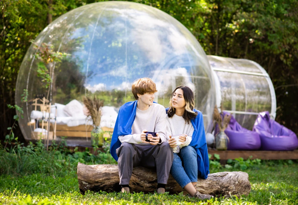 pop-up bubble tent